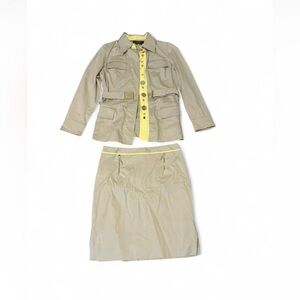 Etcetera Skirt Suit Set/ Belted Jacket. Skirt 10, Jacket 8. Runs Small.